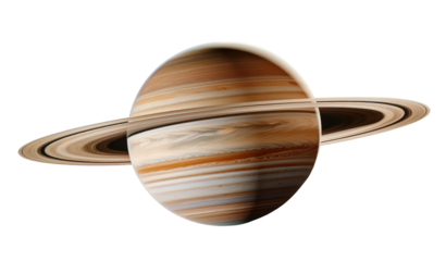 Planet Saturn in Space