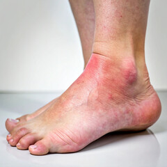 Educational Images of Swollen Ankles in Women: Understanding Common Causes and Conditions