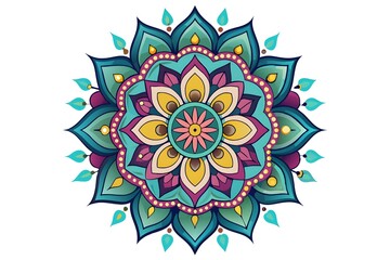 Mandala Design. Vector round abstract circle