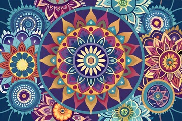 Fototapeta premium Mandala Design. Vector round abstract circle