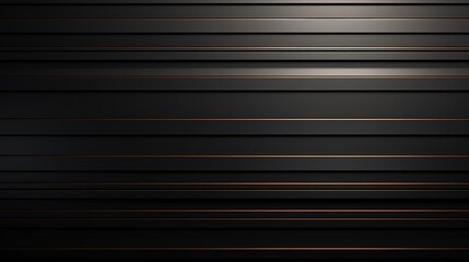 Obraz premium Abstract black and gold background with horizontal stripes.
