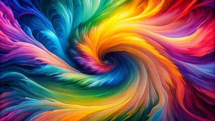 Vibrant colors burst in a swirling haze, capturing the intense emotional high of an ecstatic moment, where worries fade and freedom takes hold.