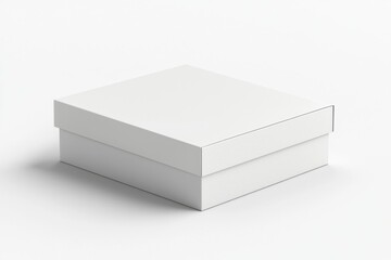 Naklejka premium Paper Box Mockup A4 on isolated background created with Generative AI