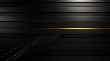 Abstract black and gold geometric background.