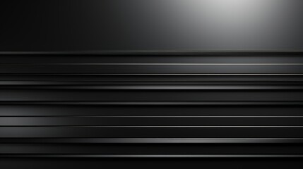 Obraz premium Abstract black background with subtle horizontal lines.
