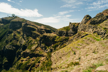 Mountains around Pico do Arieiro peak, Santana, Madeira, Portugal, Atlantic, Europe