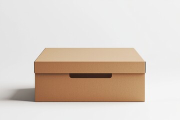 Paper Box Mockup A4 on isolated background created with Generative AI