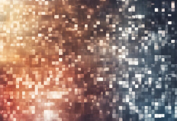 Digital pixel art design background for technology or business concept wallpaper isolated on white o