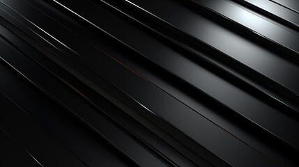 Obraz premium Abstract black diagonal stripes with subtle highlights.