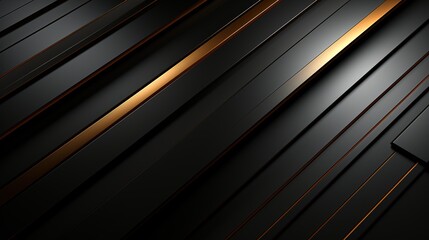 Obraz premium Abstract black and gold geometric background.