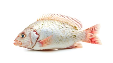 Fototapeta premium Red Snapper on White Background