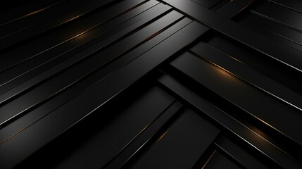 Obraz premium Abstract black and gold geometric background.