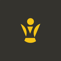 Logo design with letter creative concept Premium