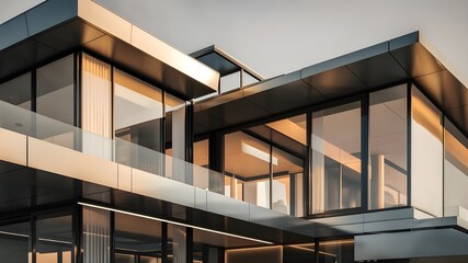 Fototapeta premium modern office building