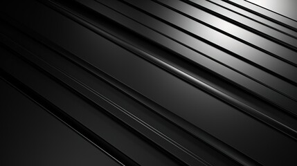Obraz premium Abstract black stripes with a sleek and modern look.