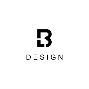 modern initial BL LB logo monogram vector