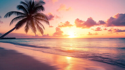 palm trees on the beach
