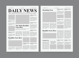 Newspaper Layout Design