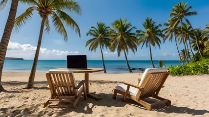 Business Meeting in a Modern Office with City Skyline Views