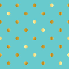 cute luxury background with gold polka dots