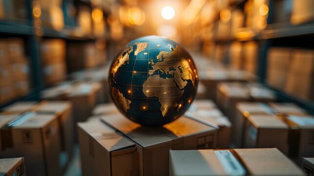 Global shipping options on an e-commerce site