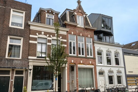 Traditional Dutch architecture of Groningen, The Netherlands