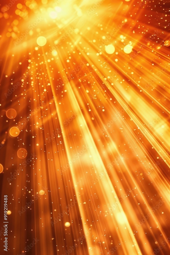 Poster a bright sun shining through a camera lens, a compact and straightforward description with no creati