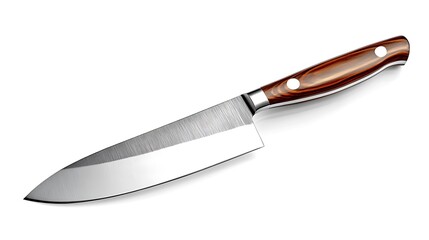 Sharp Kitchen Knife with Wooden Handle