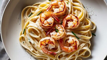 A top view of penne pasta, tossed with a medley of roasted vegetables including bell peppers, zucchini, and cherry tomatoes.