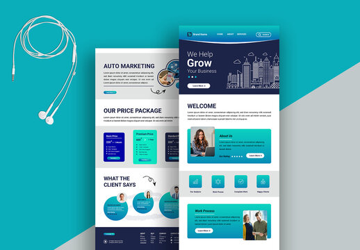 Email Newsletter Layout Template