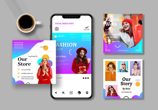 Fashion Store Social Media Posts