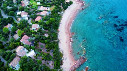 Côtes vue mer en Corse 