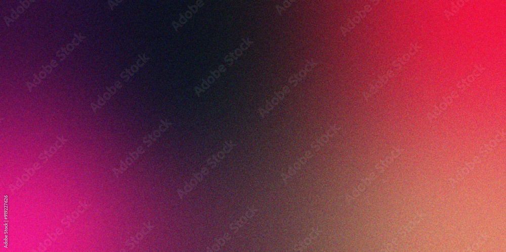 Leinwandbilder Bright red pink gradient blurred Rainbow background. Soft gradient backdrop with grain and noise.  Bokeh background with gradient, ombre effect. Textured with rough grain, noise, and bright spots.