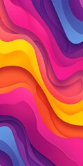 Fototapeta premium Abstract Colorful Paper Cut Design Background