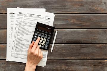 Tax forms 2024 with the calculator. Income Statement. Paying the tax rate