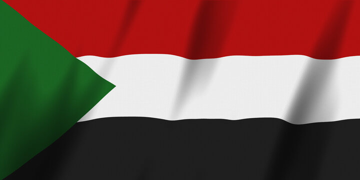 Sudan flag background