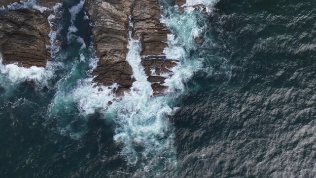 Faro de la Isla de Tapia de Casariego en Asturias