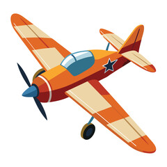 airplane isolated on white