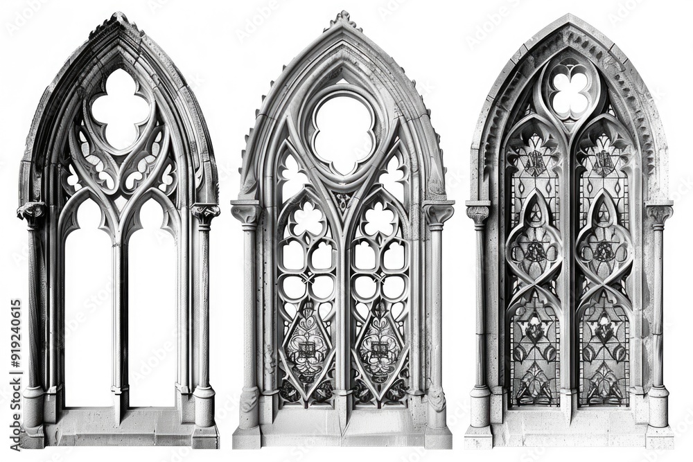 Poster a classic architectural feature with intricate details