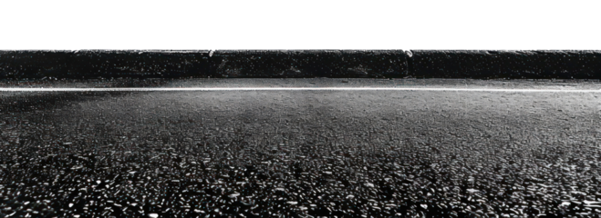 Minimalist road black white