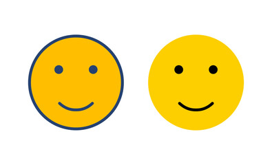 smile icon vector. smile emoticon icon. feedback