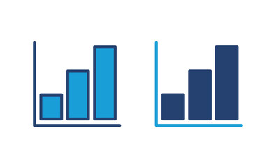 Fototapeta premium Growing graph Icon. Chart icon. diagram icon