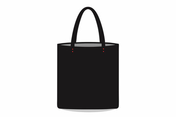 Modern bag lady icon vector