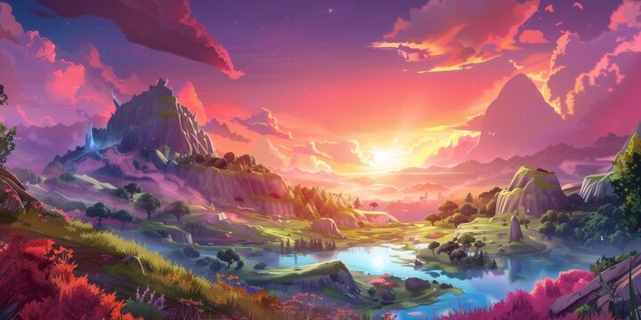 Exploring the Fortnite Universe. High detailed plain background