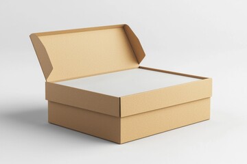 Paper Box Mockup A4 on isolated background created with Generative AI