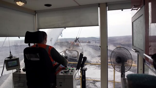 The Operator in the Control Tower is responsible for overseeing all operations efficiently. Stock Clip