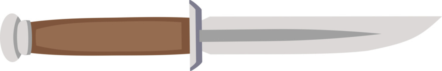 Knife icon. Veteran day symbol. Flat style.