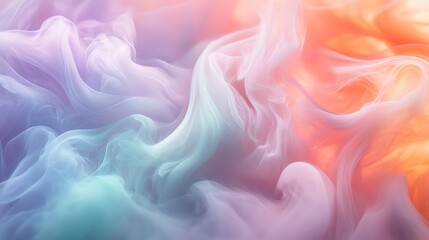 Fototapeta premium Abstract Swirling Pastel Colors with a Soft Focus