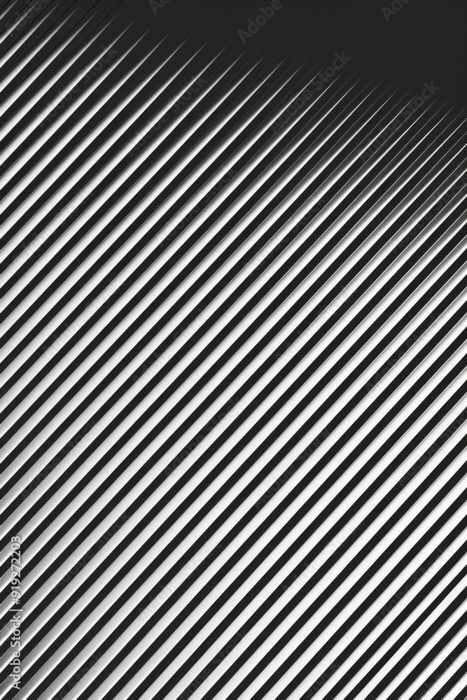 Poster a simple yet striking black and white photo of a diagonal pattern