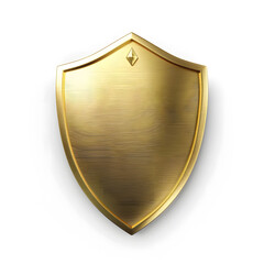 Golden Shield: Icon of Security and Protection